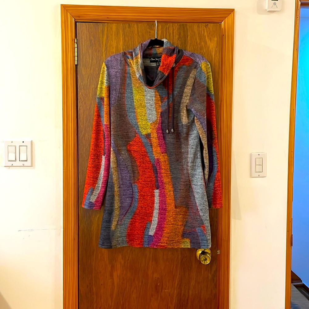 Claire Desjardims by Carré Noir Multi-Color Sweater Dress